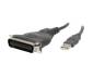 USB Parallel Printer Adapter 6ft.