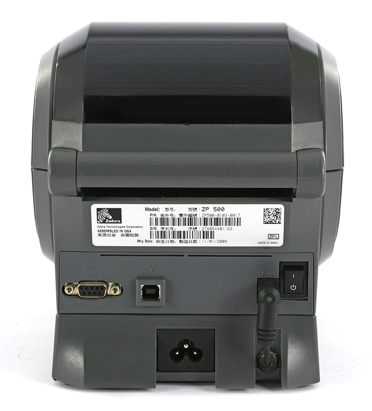 Zebra Zp 500 Plus Direct Thermal Label Printer 6363